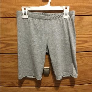 NWOT Gray Biker Shorts